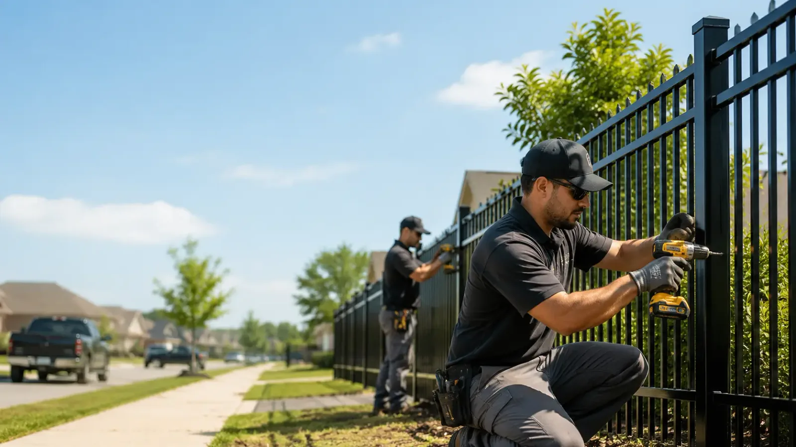 Metal Fence Installation in Oak Ridge, NC